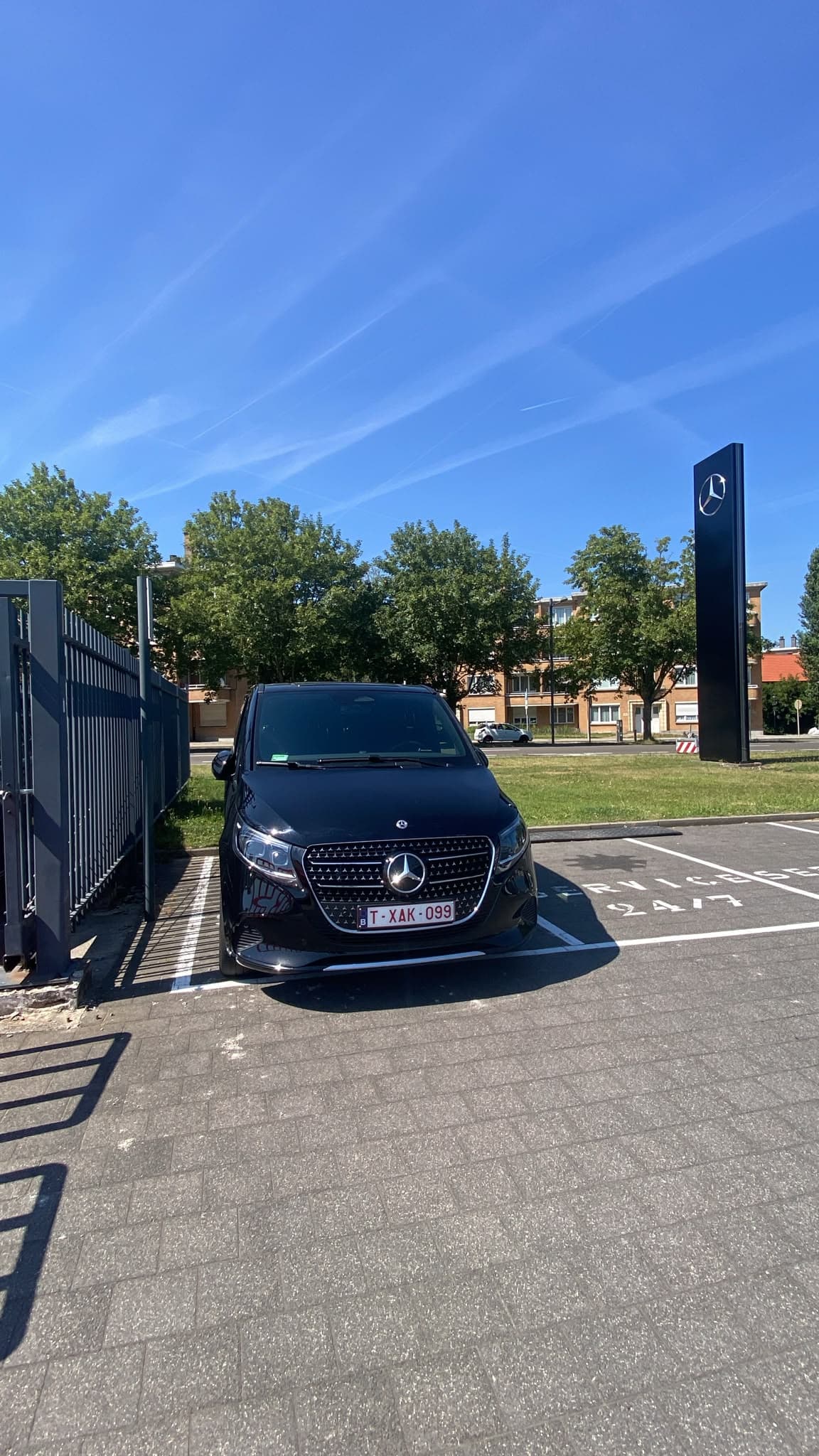 Mercedes V-Class Safe Line — vue avant, Belgique